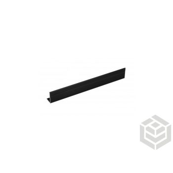 Sarokprofil MINI 11x17 fekete matt  1,7 m 