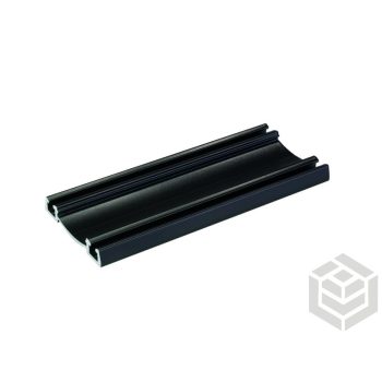 alsó sín (Elegant II) fekete matt 1,7 m 