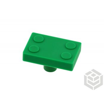 Bútorfogó lego kocka zöld