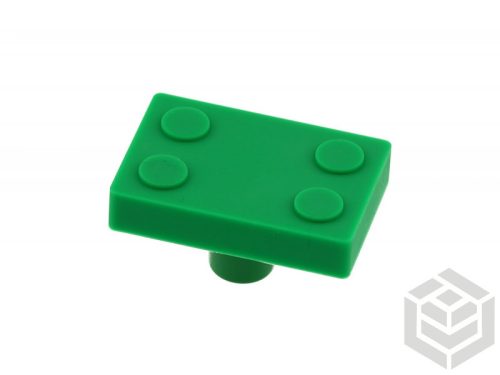 Bútorfogó lego kocka zöld