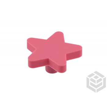 Bútorfogó csillag rózsaszín