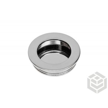 Bútorfogó fém toló 35mm króm