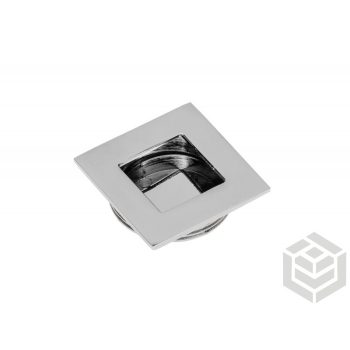 Tolóajtó fogó 40x40 D35 króm