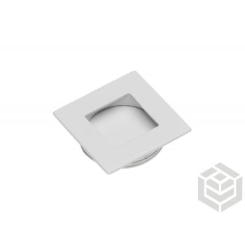 Tolóajtó fogó 40x40 D35 fehér