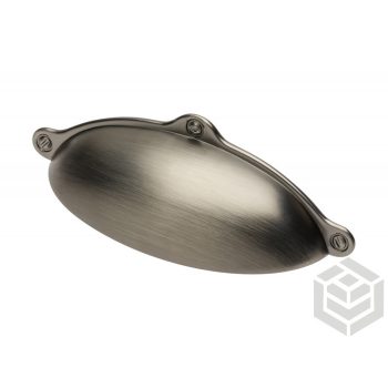 Bútorfogó fém kagyló szálcsiszolt titán MARSA 11