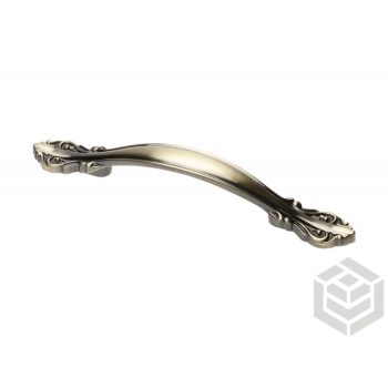 Bútorfogó fém WERON szácsiszolt antik bronz