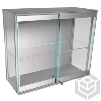 Virtus 2 tolóajtós szett zárral Ezüst