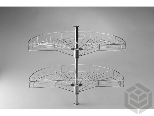Rácskosár 1/2-es 820mm ezüst