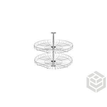 Rácskosár Kör 750mm króm