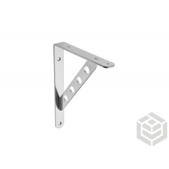 Konzol fém 195x250 króm