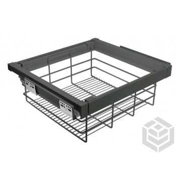 gardrób rács kosár ELITE 900 mm antracit fékes