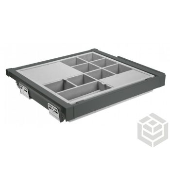 Kihúzható rendszerező, fékes, ELITE 800mm, Antracit