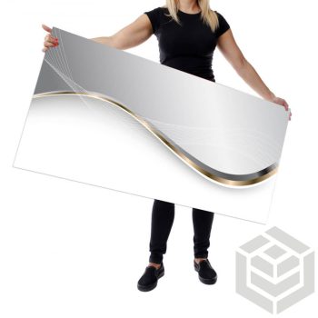 Dekorpanel - Szürke hullám