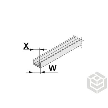 üvegbefogó gumi PAX kerethez - méter
